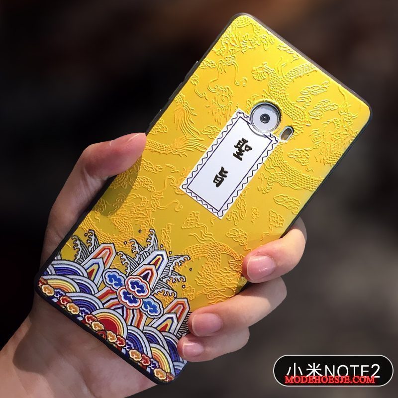 Hoesje Mi Note 2 Scheppend Trend Persoonlijk, Hoes Mi Note 2 Zakken Roze Anti-fall