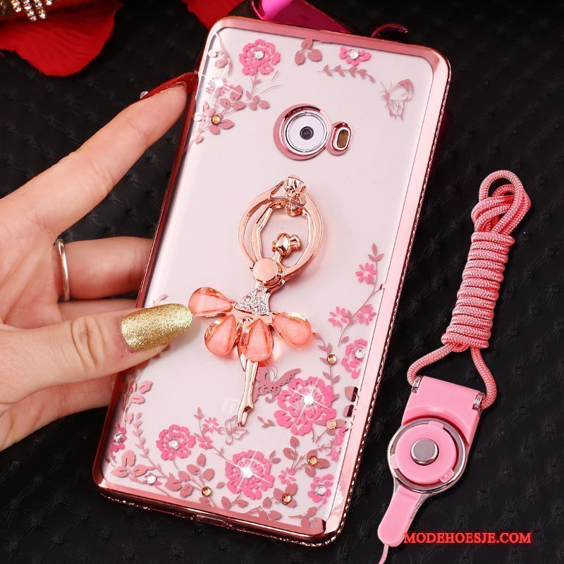 Hoesje Mi Note 2 Siliconen Minitelefoon, Hoes Mi Note 2 Zacht Ring Rose Goud