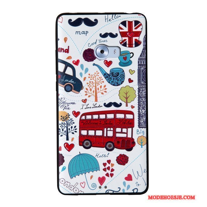 Hoesje Mi Note 2 Zacht Anti-falltelefoon, Hoes Mi Note 2 Siliconen Hanger Wit