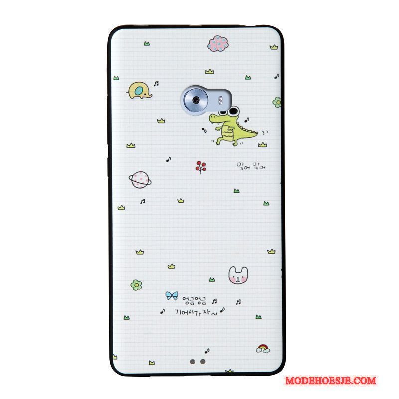 Hoesje Mi Note 2 Zacht Anti-falltelefoon, Hoes Mi Note 2 Siliconen Hanger Wit