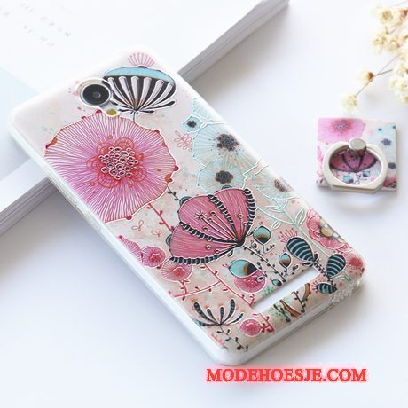 Hoesje Mi Note 2 Zacht Minitelefoon, Hoes Mi Note 2 Ondersteuning Rood Roze