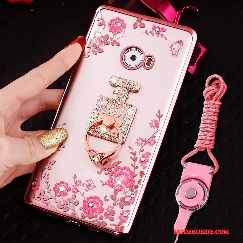 Hoesje Mi Note 2 Zacht Telefoon Mini, Hoes Mi Note 2 Bescherming Anti-fall Roze