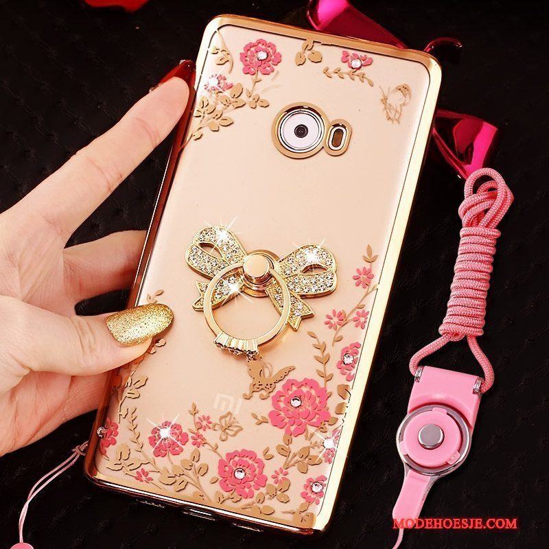 Hoesje Mi Note 2 Zacht Telefoon Mini, Hoes Mi Note 2 Bescherming Anti-fall Roze