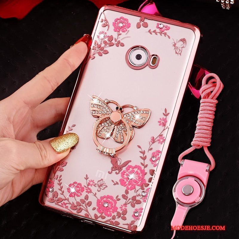 Hoesje Mi Note 2 Zacht Telefoon Mini, Hoes Mi Note 2 Bescherming Anti-fall Roze