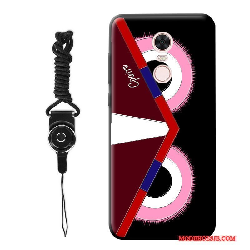 Hoesje Mi Note 3 Zakken Rood Anti-fall, Hoes Mi Note 3 Scheppend Schrobben Mini