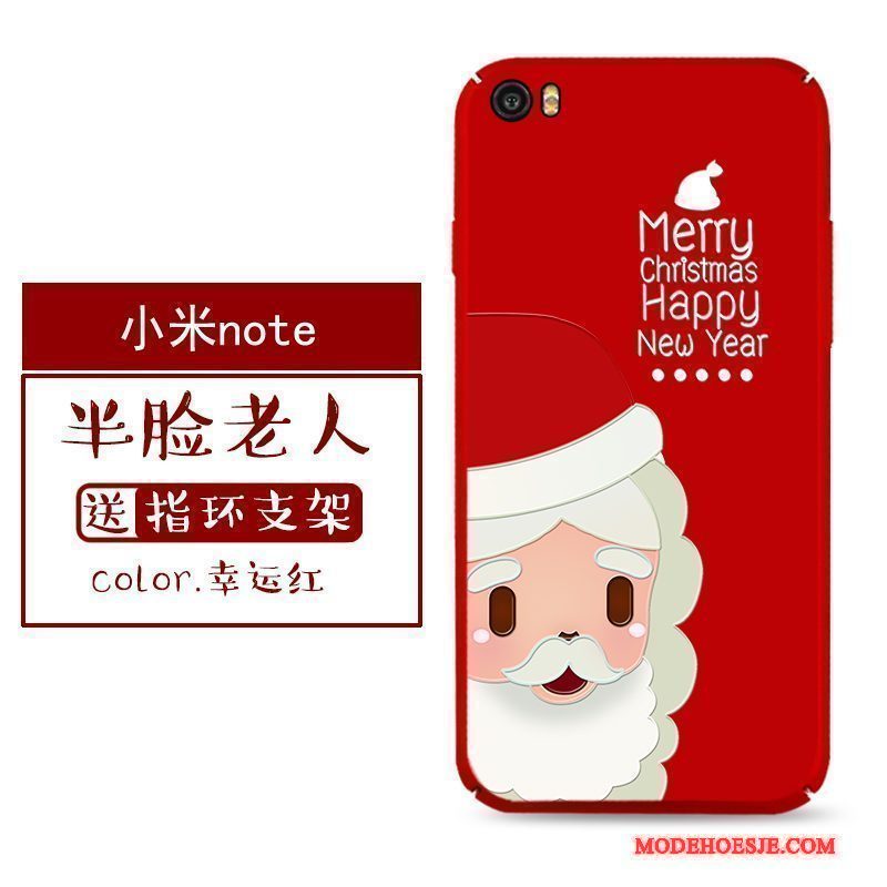 Hoesje Mi Note Zakken Hard Boom, Hoes Mi Note Kleur Anti-fall Kerstmis