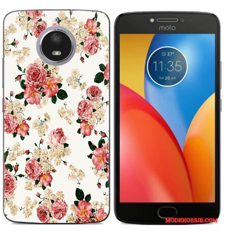 Hoesje Moto E4 Plus Kleur Patroontelefoon, Hoes Moto E4 Plus Ondersteuning Anti-fall