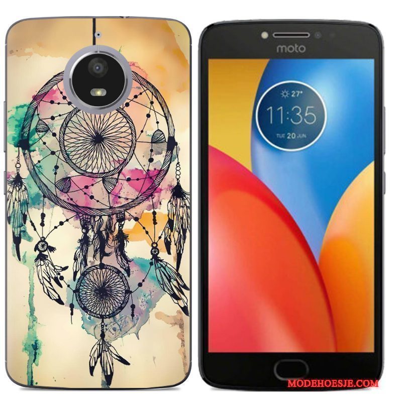 Hoesje Moto E4 Plus Kleur Patroontelefoon, Hoes Moto E4 Plus Ondersteuning Anti-fall