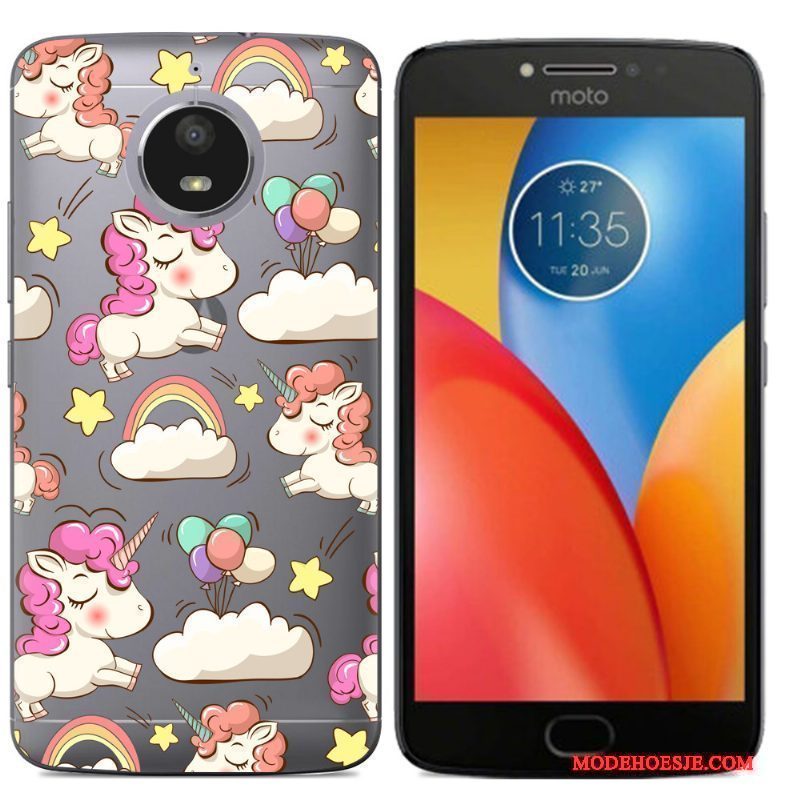 Hoesje Moto E4 Plus Kleur Patroontelefoon, Hoes Moto E4 Plus Ondersteuning Anti-fall