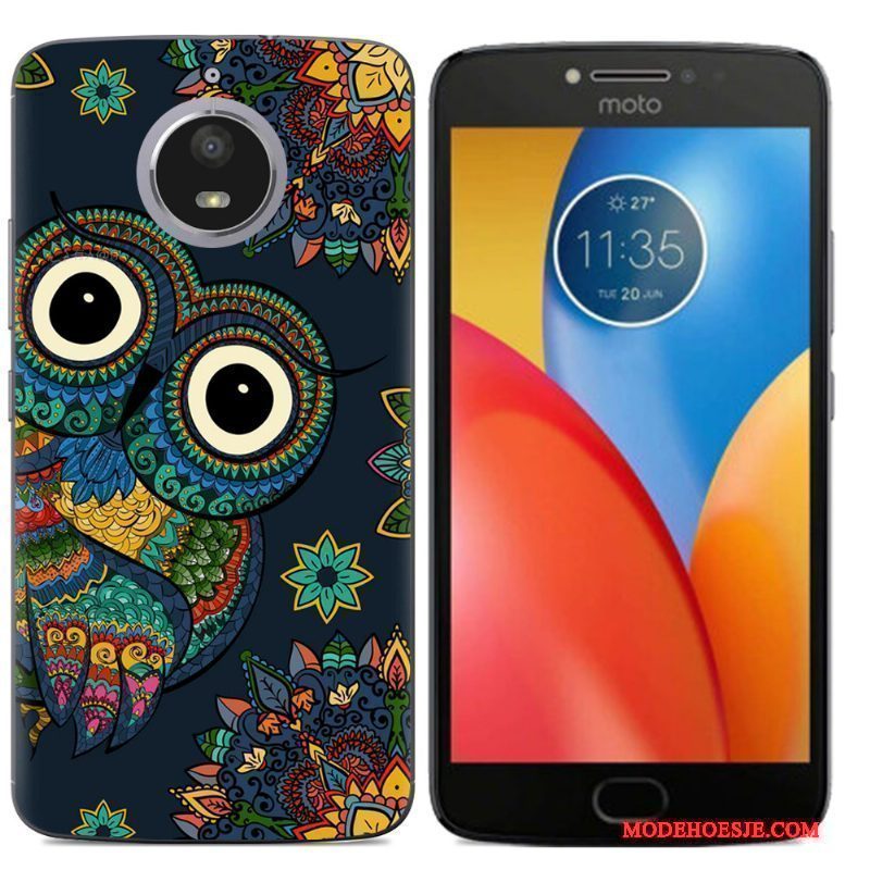 Hoesje Moto E4 Plus Kleur Patroontelefoon, Hoes Moto E4 Plus Ondersteuning Anti-fall