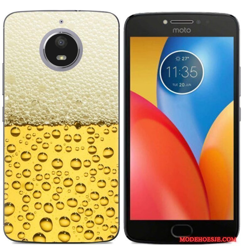 Hoesje Moto E4 Plus Kleur Patroontelefoon, Hoes Moto E4 Plus Ondersteuning Anti-fall