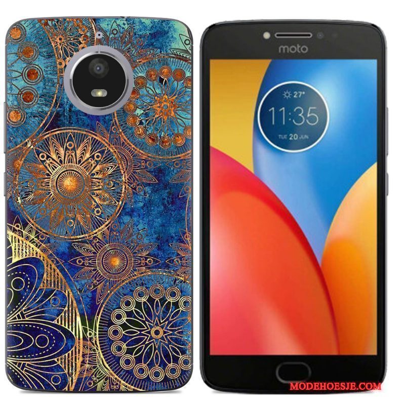 Hoesje Moto E4 Plus Siliconen Telefoon, Hoes Moto E4 Plus Geschilderd