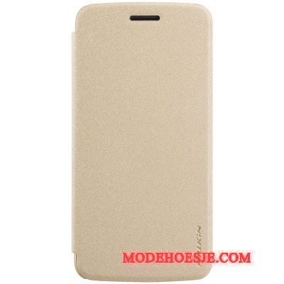 Hoesje Moto G5 Folio Antislip Wit, Hoes Moto G5 Leer Telefoon Dun