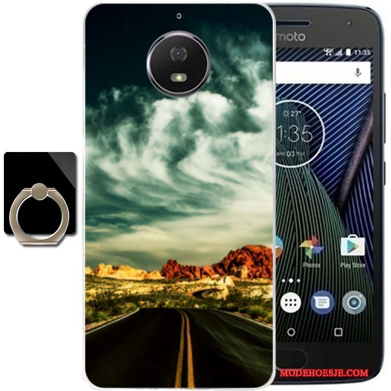 Hoesje Moto G5 Plus Bescherming Telefoon Grijs, Hoes Moto G5 Plus Anti-fall