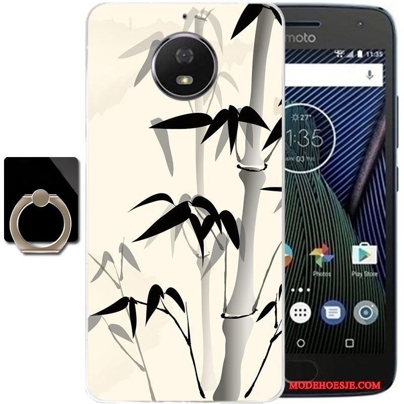 Hoesje Moto G5 Plus Bescherming Telefoon Grijs, Hoes Moto G5 Plus Anti-fall