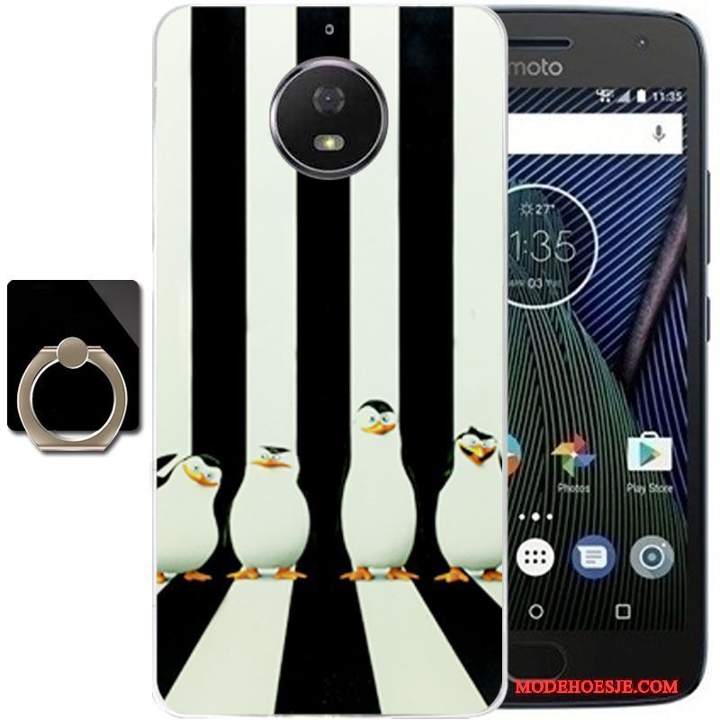 Hoesje Moto G5 Plus Bescherming Telefoon Grijs, Hoes Moto G5 Plus Anti-fall