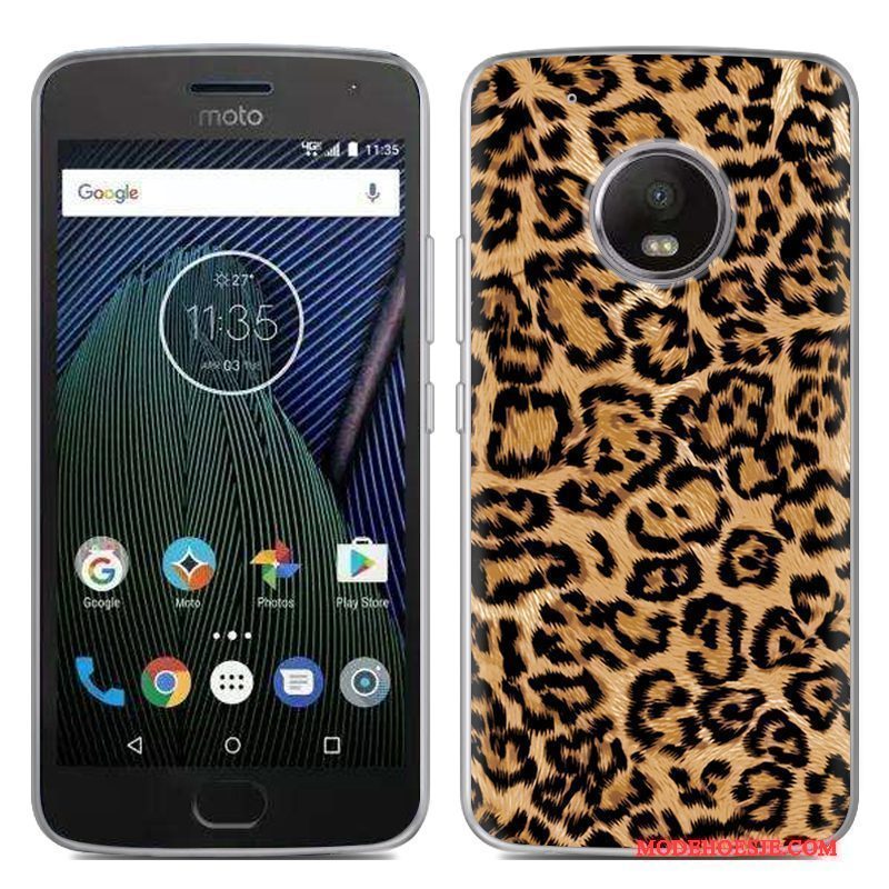 Hoesje Moto G5 Plus Siliconen Specialetelefoon, Hoes Moto G5 Plus Zacht Rood