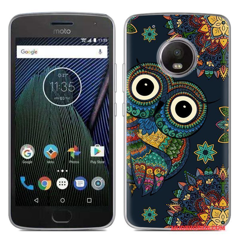 Hoesje Moto G5 Plus Siliconen Specialetelefoon, Hoes Moto G5 Plus Zacht Rood