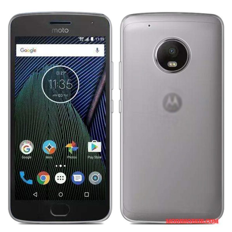 Hoesje Moto G5 Plus Siliconen Specialetelefoon, Hoes Moto G5 Plus Zacht Rood