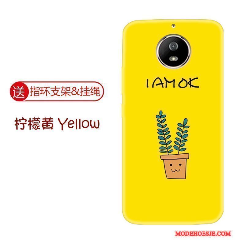 Hoesje Moto G5s Zacht Anti-fall Rood, Hoes Moto G5s Bescherming Persoonlijk Groen