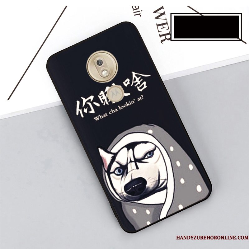 Hoesje Moto G7 Play Bescherming Rood Hanger, Hoes Moto G7 Play Telefoon