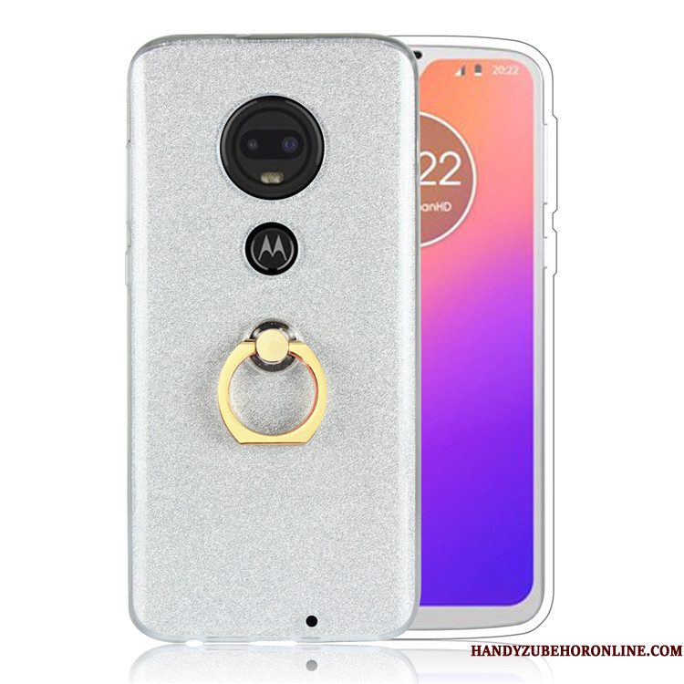 Hoesje Moto G7 Plus Bescherming Bedrijf Eenvoudige, Hoes Moto G7 Plus Ring Goud