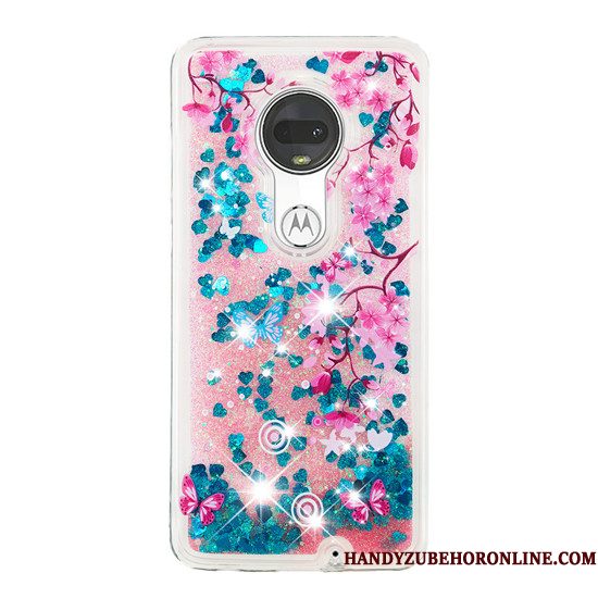 Hoesje Moto G7 Plus Spotprent Drijfzand Anti-fall, Hoes Moto G7 Plus Scheppend Hanger Gasbag