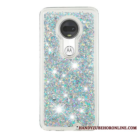 Hoesje Moto G7 Plus Spotprent Drijfzand Anti-fall, Hoes Moto G7 Plus Scheppend Hanger Gasbag