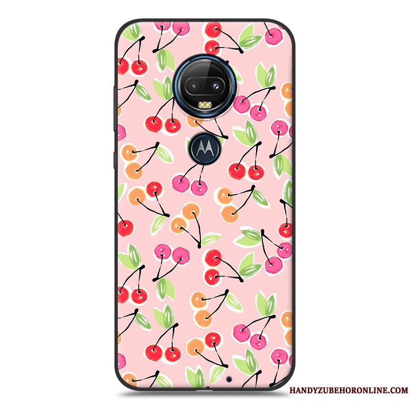 Hoesje Moto G7 Plus Zacht Hart Mooie, Hoes Moto G7 Plus Spotprent Hanger Wind