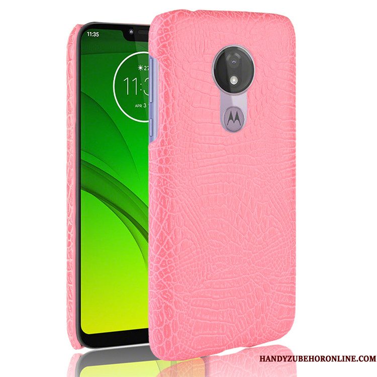 Hoesje Moto G7 Power Scheppend Wittelefoon, Hoes Moto G7 Power Bedrijf