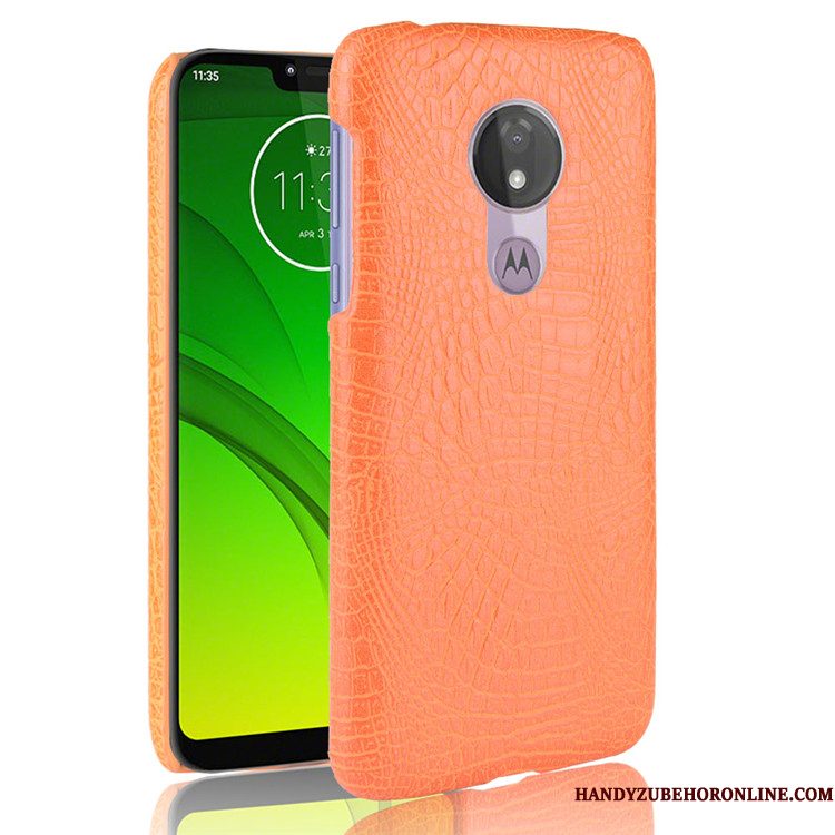 Hoesje Moto G7 Power Scheppend Wittelefoon, Hoes Moto G7 Power Bedrijf