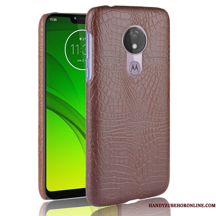 Hoesje Moto G7 Power Scheppend Wittelefoon, Hoes Moto G7 Power Bedrijf