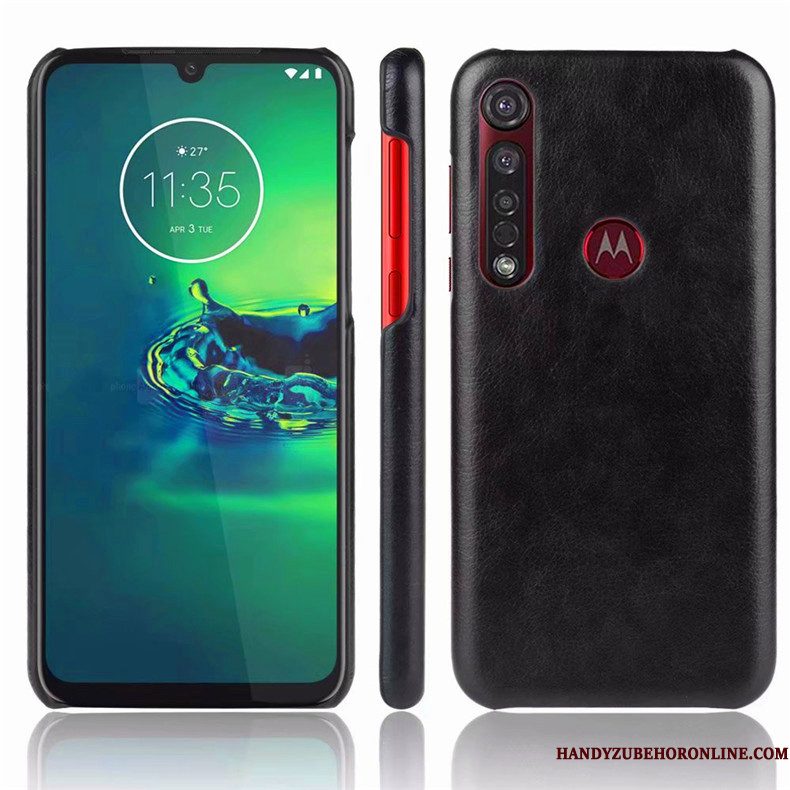 Hoesje Moto G8 Plus Bescherming Anti-fall Blauw, Hoes Moto G8 Plus Eenvoudigetelefoon