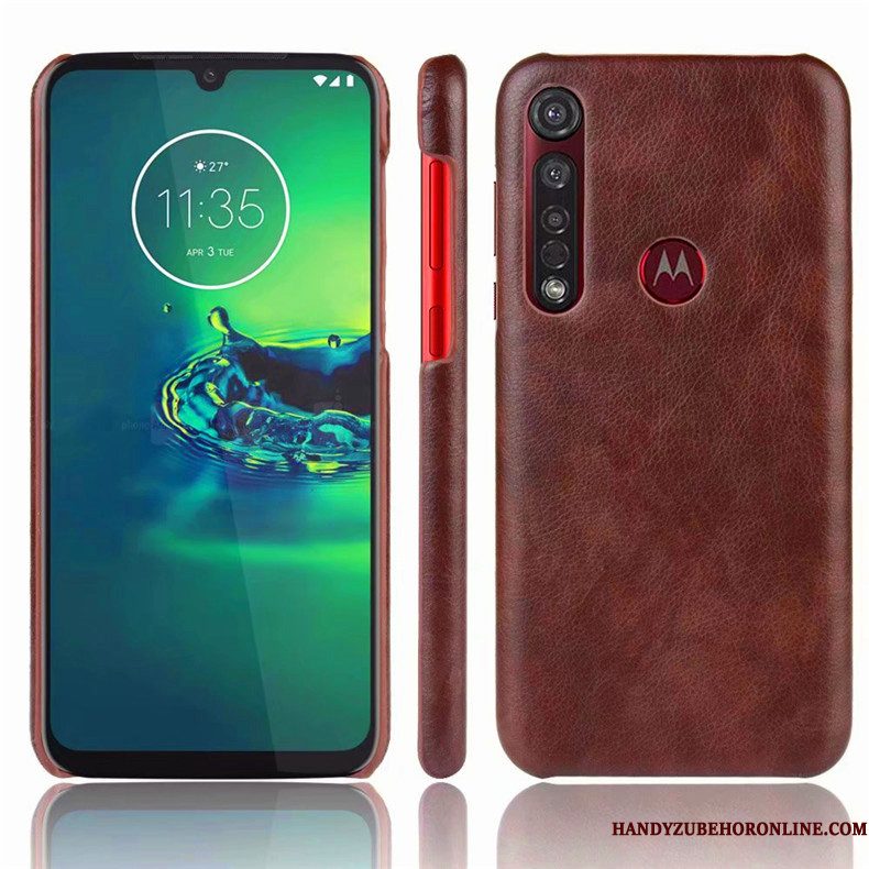 Hoesje Moto G8 Plus Bescherming Anti-fall Blauw, Hoes Moto G8 Plus Eenvoudigetelefoon