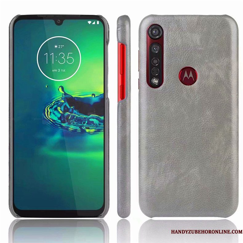 Hoesje Moto G8 Plus Bescherming Anti-fall Blauw, Hoes Moto G8 Plus Eenvoudigetelefoon