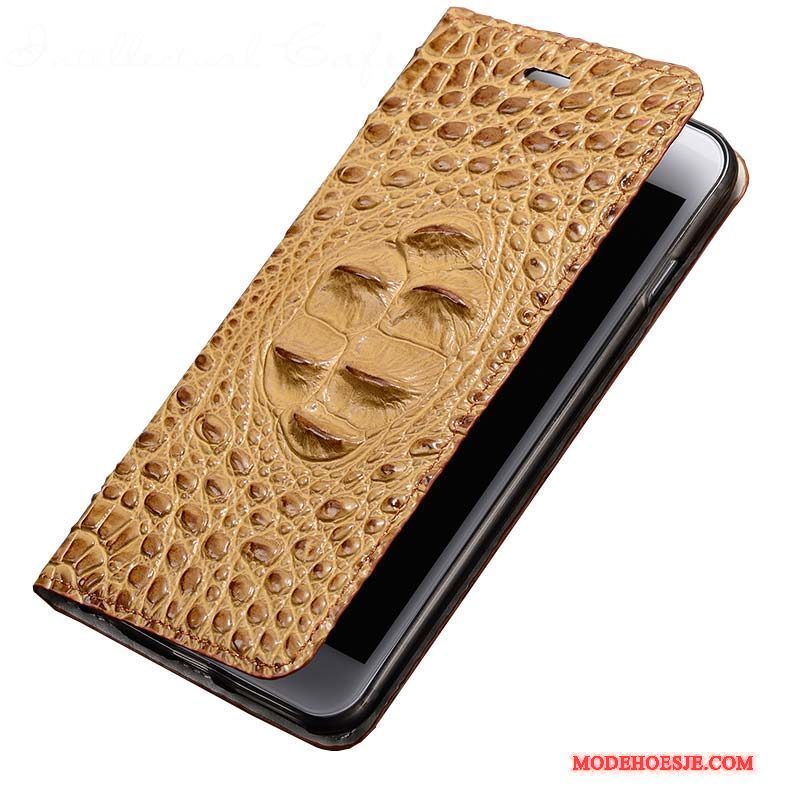 Hoesje Moto X Bescherming Anti-fall Rood, Hoes Moto X Leer Telefoon