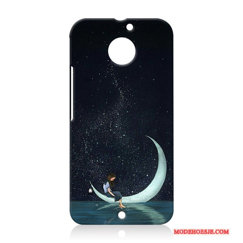 Hoesje Moto X Bescherming Telefoon Hard, Hoes Moto X Blauw Anti-fall