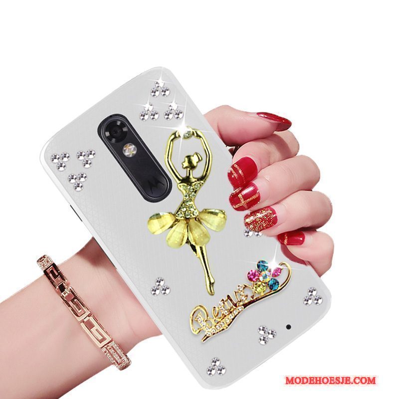 Hoesje Moto X Force Bescherming Telefoon Goud, Hoes Moto X Force