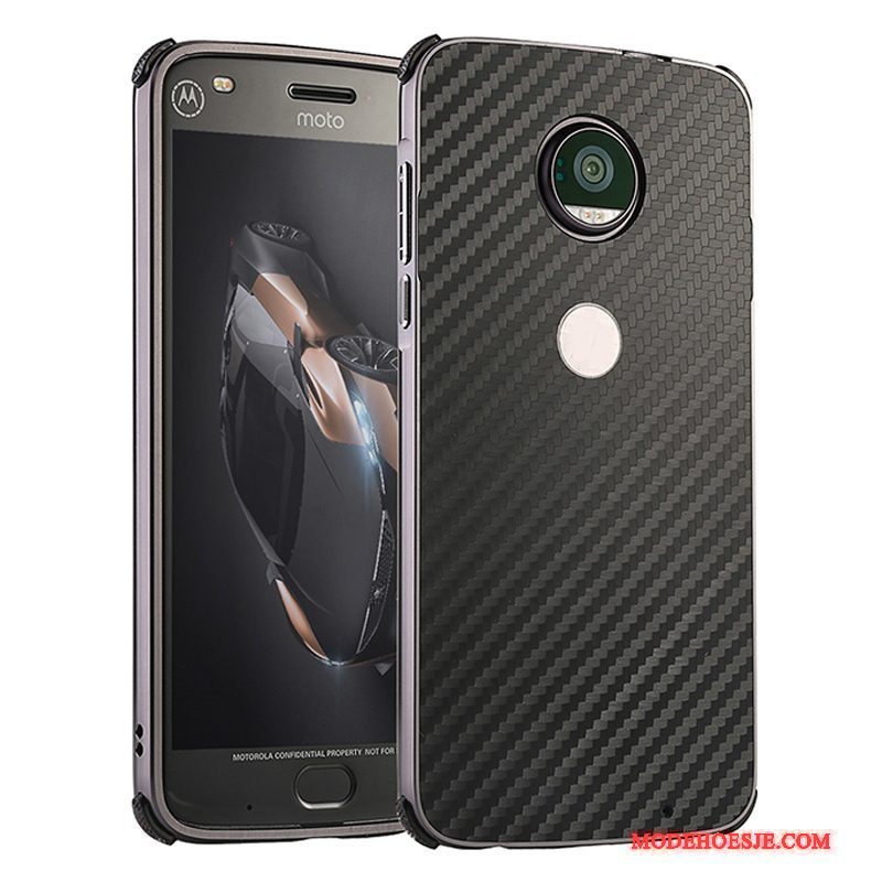 Hoesje Moto X4 Metaal Omlijsting Anti-fall, Hoes Moto X4 Bescherming Groentelefoon