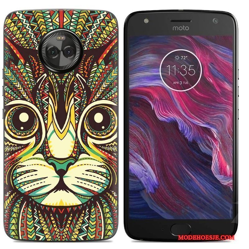 Hoesje Moto X4 Spotprent Telefoon, Hoes Moto X4 Zacht