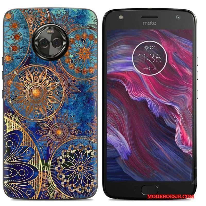 Hoesje Moto X4 Spotprent Telefoon, Hoes Moto X4 Zacht