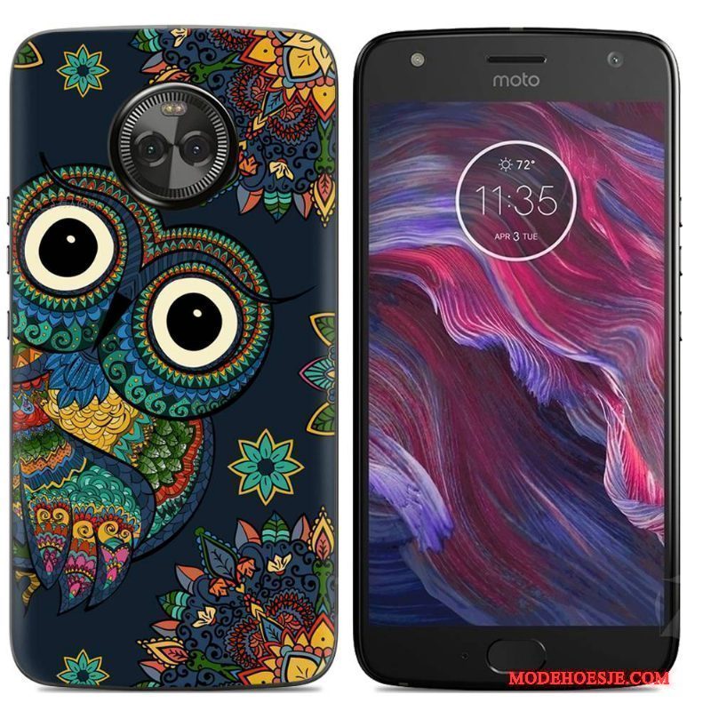 Hoesje Moto X4 Spotprent Telefoon, Hoes Moto X4 Zacht