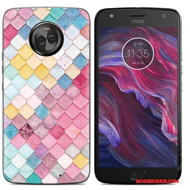 Hoesje Moto X4 Spotprent Telefoon, Hoes Moto X4 Zacht