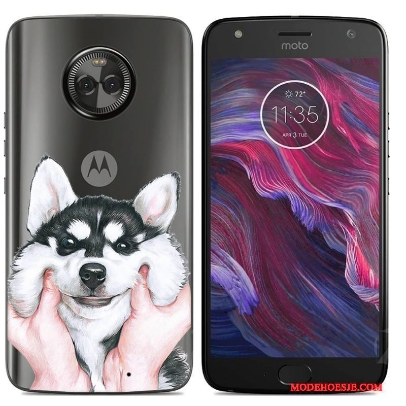 Hoesje Moto X4 Spotprent Telefoon, Hoes Moto X4 Zacht