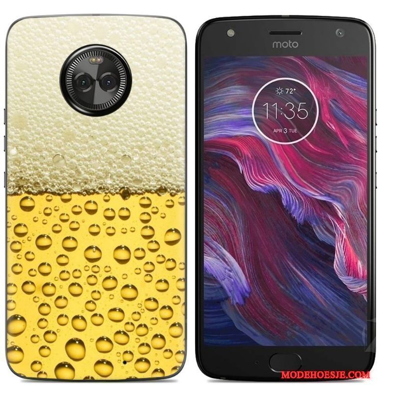 Hoesje Moto X4 Spotprent Telefoon, Hoes Moto X4 Zacht