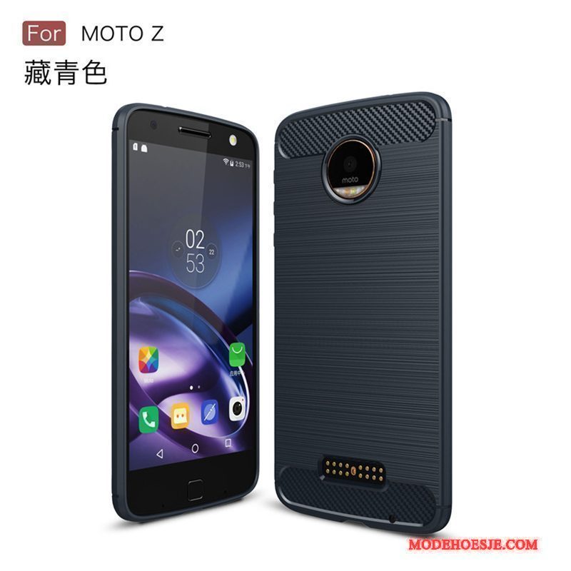 Hoesje Moto Z Siliconen Telefoon Groen, Hoes Moto Z Bescherming Anti-fall Trend