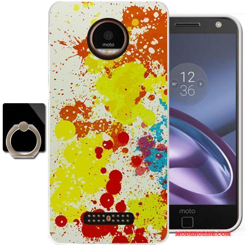 Hoesje Moto Z Zacht Anti-fall Groen, Hoes Moto Z Siliconen Telefoon Persoonlijk