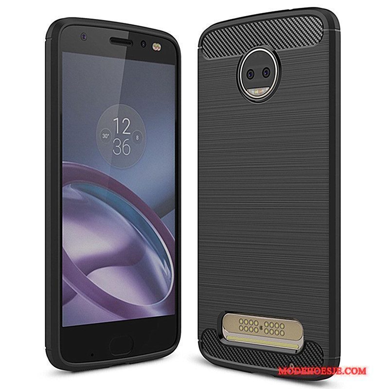 Hoesje Moto Z2 Force Edition Siliconen Telefoon Grijs, Hoes Moto Z2 Force Edition Zacht