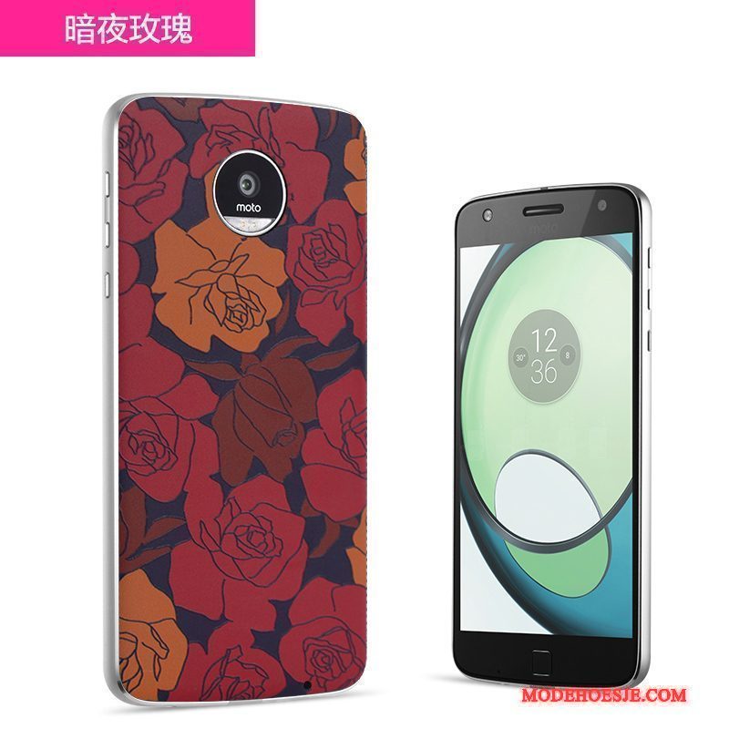 Hoesje Moto Z2 Play Kleur Telefoon Achterklep, Hoes Moto Z2 Play