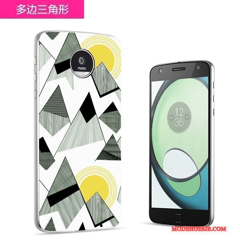 Hoesje Moto Z2 Play Kleur Telefoon Achterklep, Hoes Moto Z2 Play